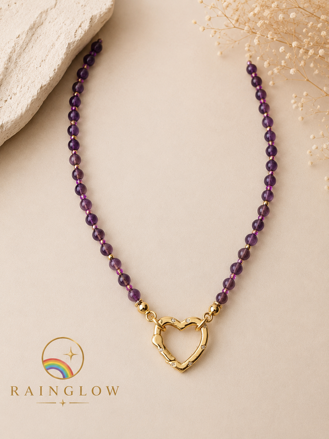 Violet Glow Necklace